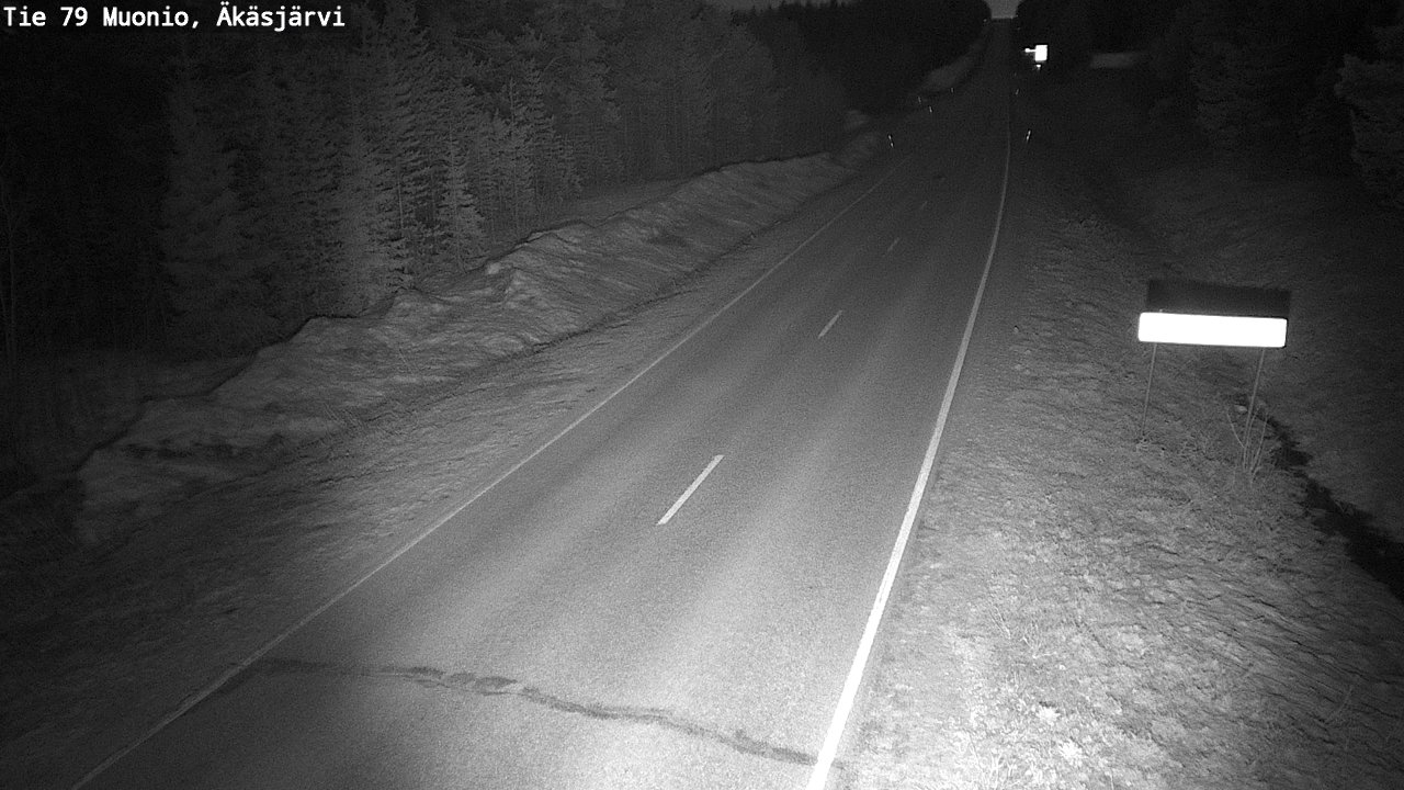 Weather Camera Image Väg 79 Muonio, Äkäsjärvi, Muonio, Lappi