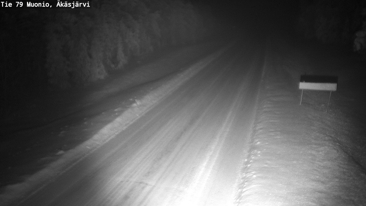 Weather Camera Image Väg 79 Muonio, Äkäsjärvi, Muonio, Lappi