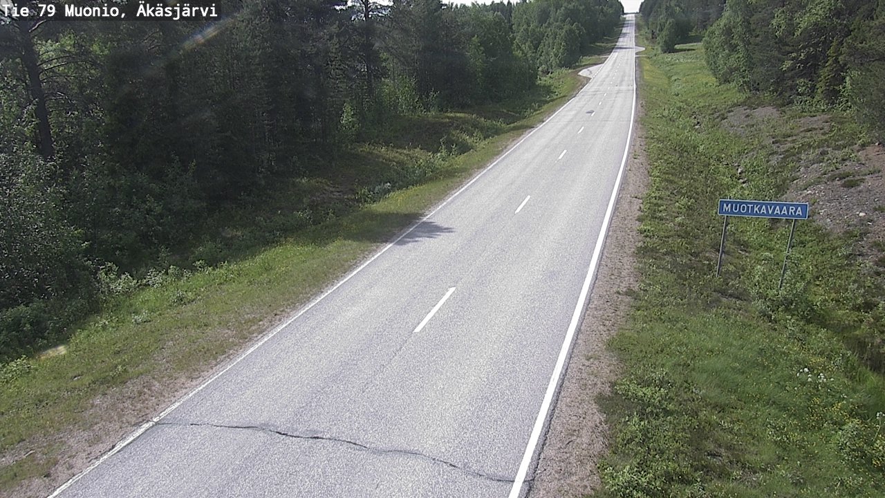 Kelikamerat Kuva Tie 79 Muonio, Äkäsjärvi, Muonio, Lappi