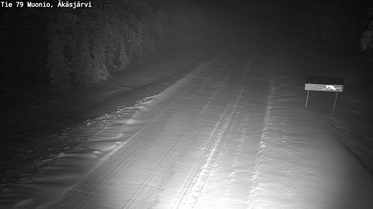 Weather Camera Image Väg 79 Muonio, Äkäsjärvi, Muonio, Lappi