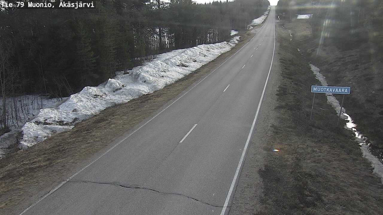 Kelikamerat Kuva Tie 79 Muonio, Äkäsjärvi, Muonio, Lappi