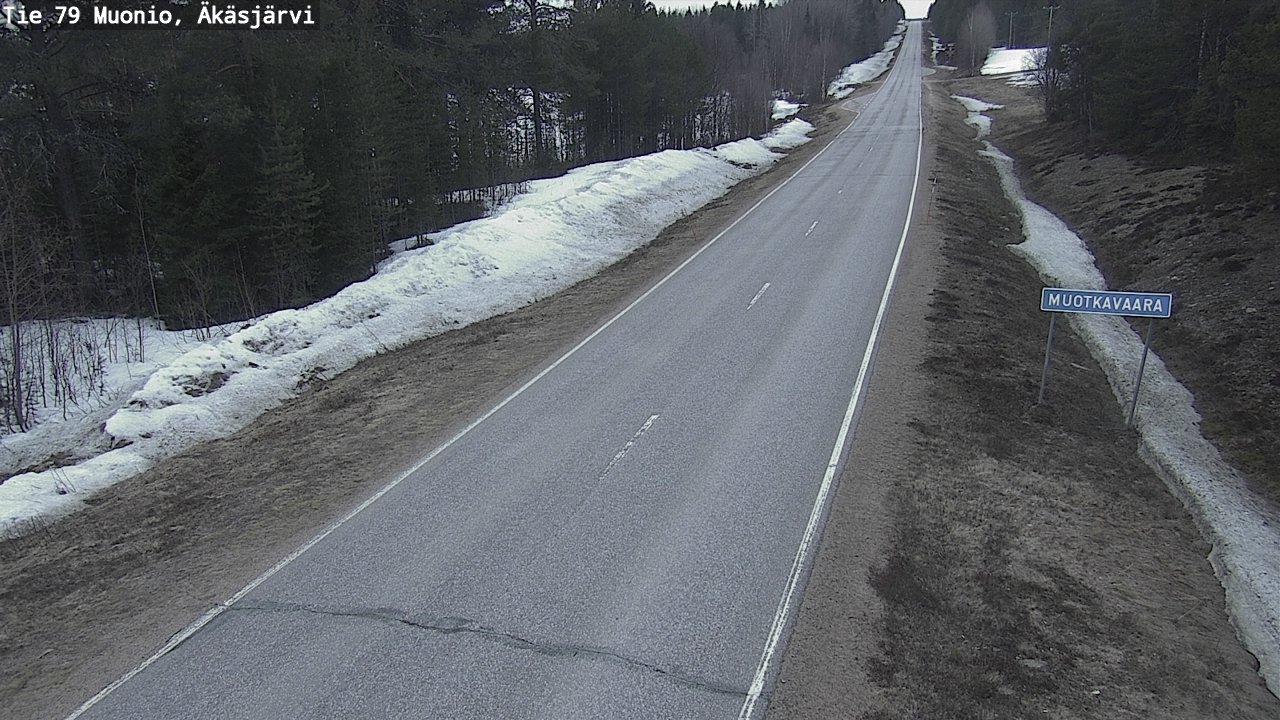 Kelikamerat Kuva Tie 79 Muonio, Äkäsjärvi, Muonio, Lappi