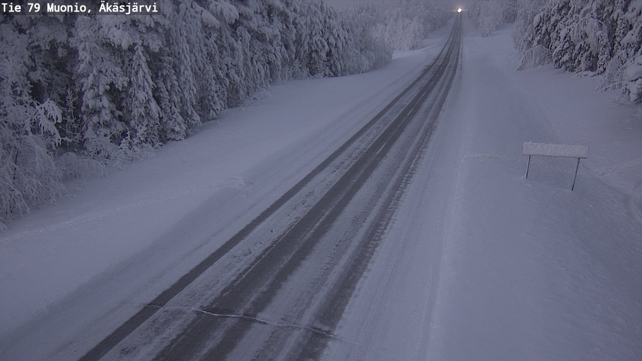 Kelikamerat Kuva Tie 79 Muonio, Äkäsjärvi, Muonio, Lappi