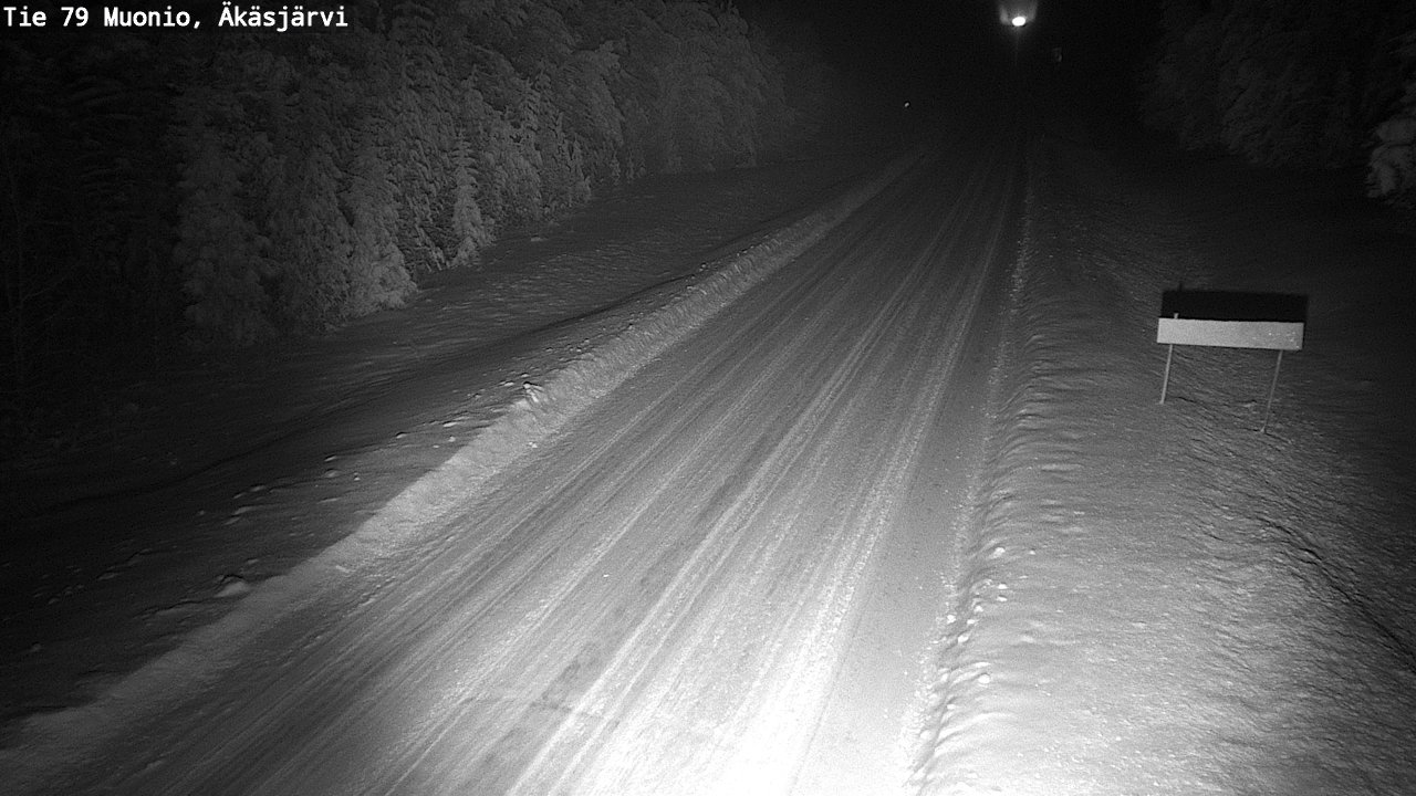 Weather Camera Image Väg 79 Muonio, Äkäsjärvi, Muonio, Lappi
