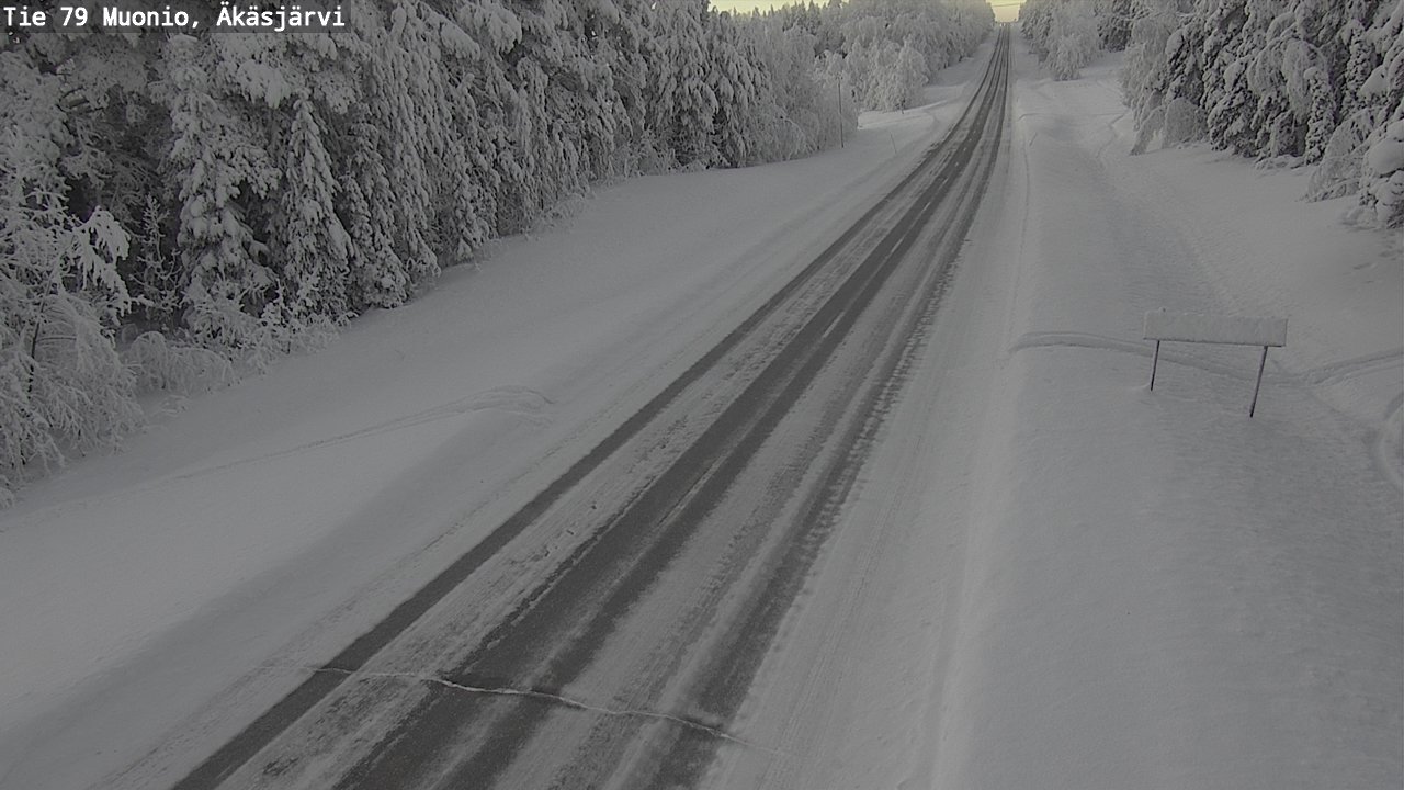 Kelikamerat Kuva Tie 79 Muonio, Äkäsjärvi, Muonio, Lappi