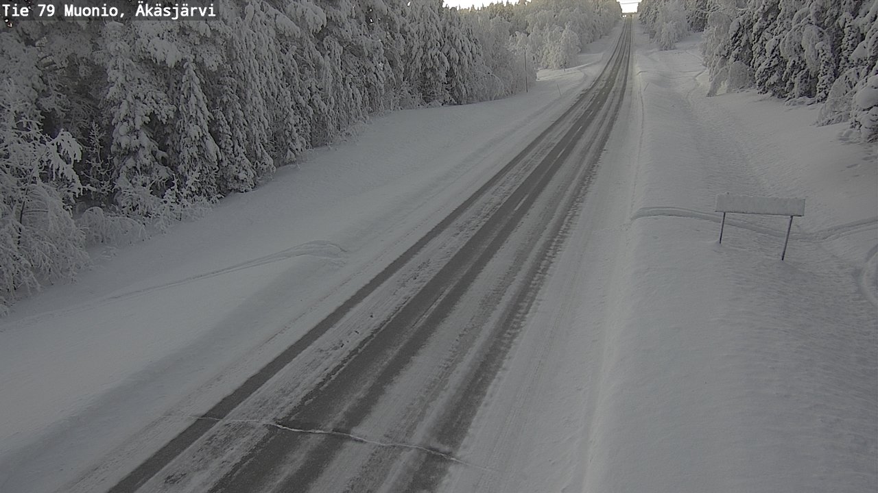 Kelikamerat Kuva Tie 79 Muonio, Äkäsjärvi, Muonio, Lappi