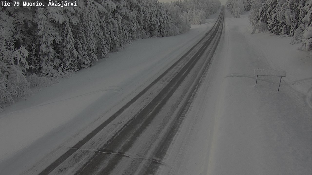 Kelikamerat Kuva Tie 79 Muonio, Äkäsjärvi, Muonio, Lappi