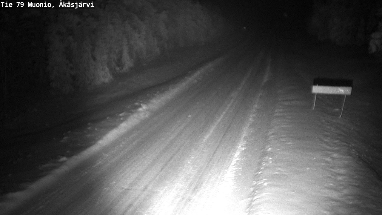 Weather Camera Image Väg 79 Muonio, Äkäsjärvi, Muonio, Lappi