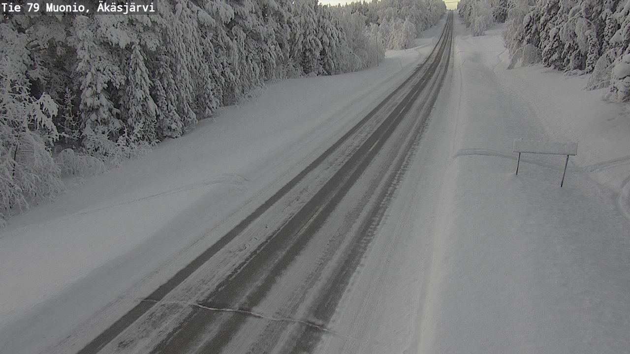 Kelikamerat Kuva Tie 79 Muonio, Äkäsjärvi, Muonio, Lappi