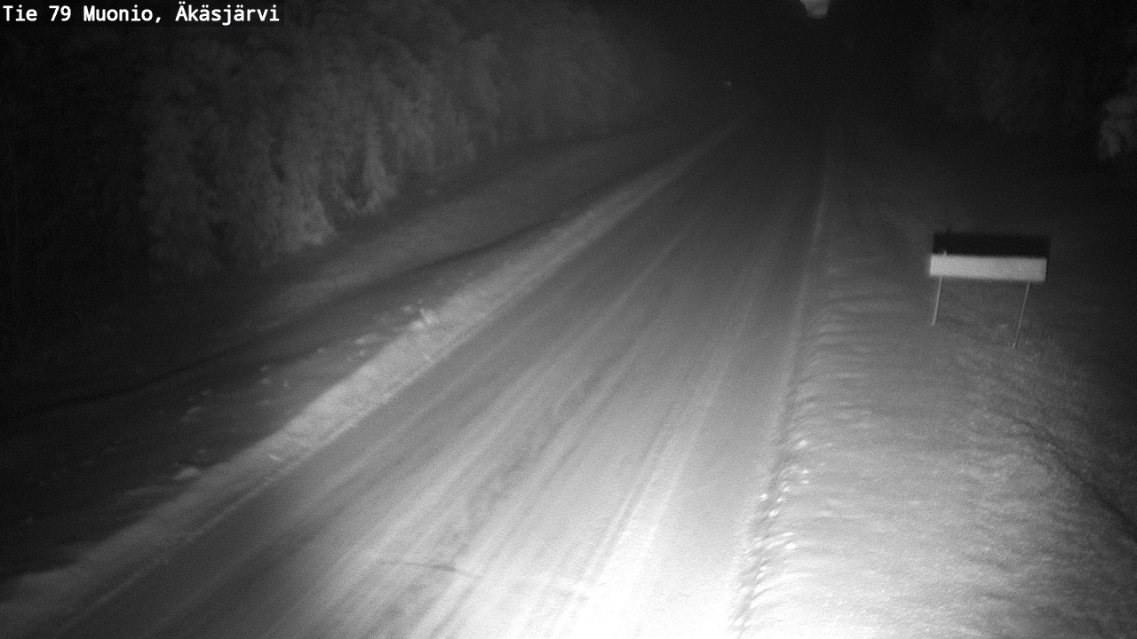 Weather Camera Image Väg 79 Muonio, Äkäsjärvi, Muonio, Lappi