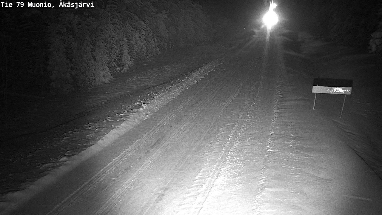 Weather Camera Image Väg 79 Muonio, Äkäsjärvi, Muonio, Lappi