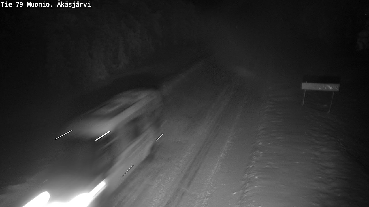 Weather Camera Image Väg 79 Muonio, Äkäsjärvi, Muonio, Lappi