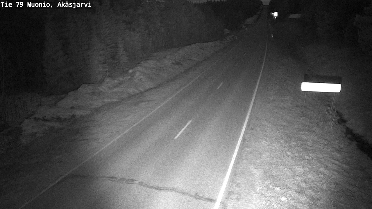 Weather Camera Image Väg 79 Muonio, Äkäsjärvi, Muonio, Lappi