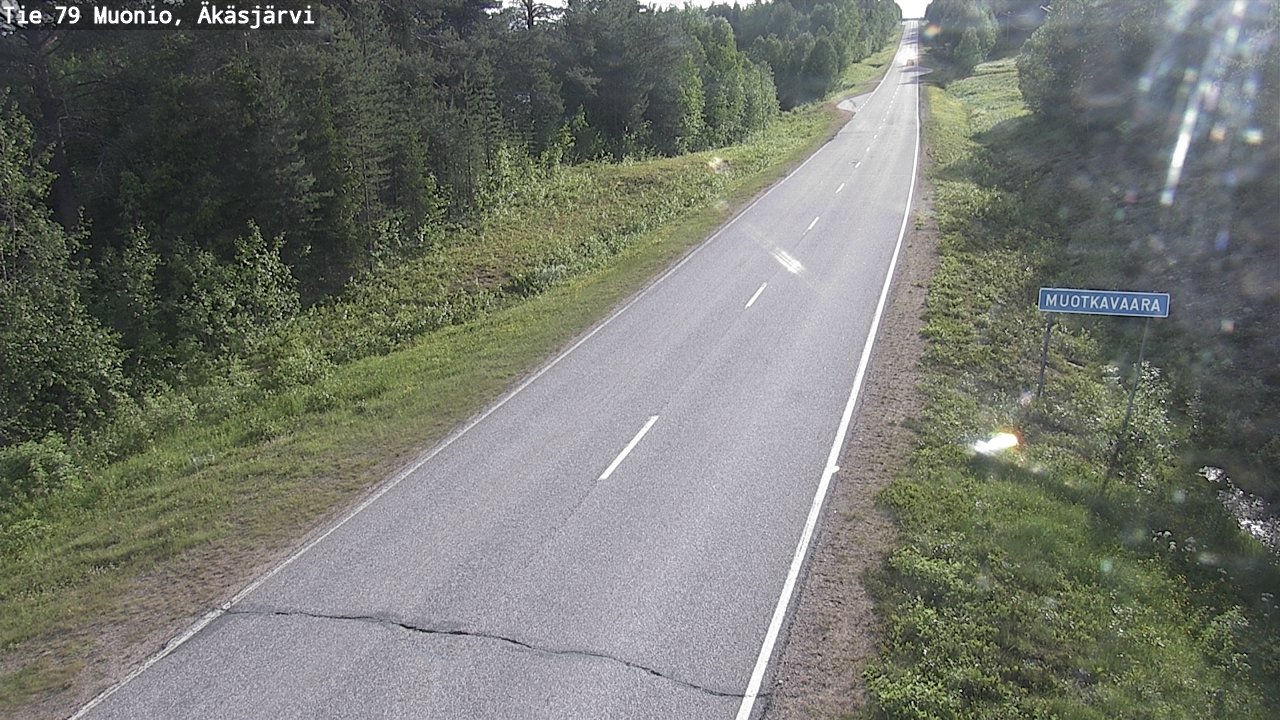 Kelikamerat Kuva Tie 79 Muonio, Äkäsjärvi, Muonio, Lappi