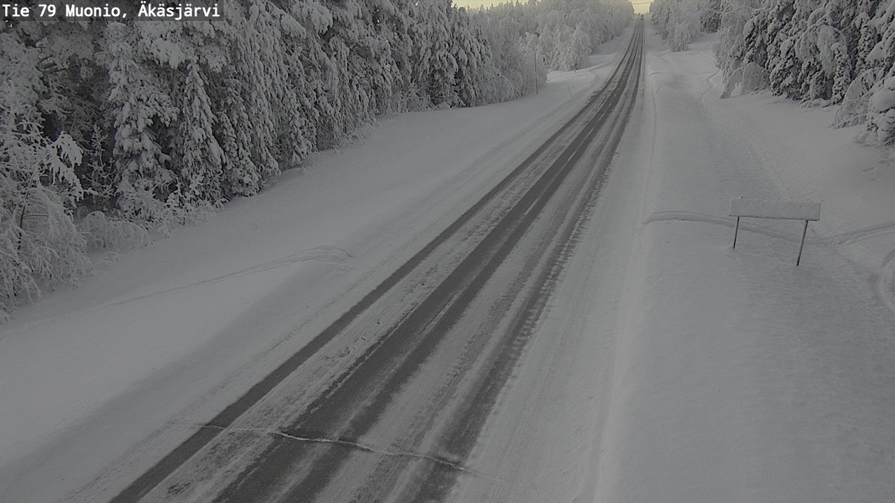 Kelikamerat Kuva Tie 79 Muonio, Äkäsjärvi, Muonio, Lappi
