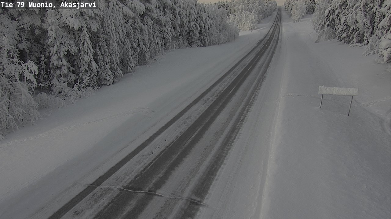 Kelikamerat Kuva Tie 79 Muonio, Äkäsjärvi, Muonio, Lappi