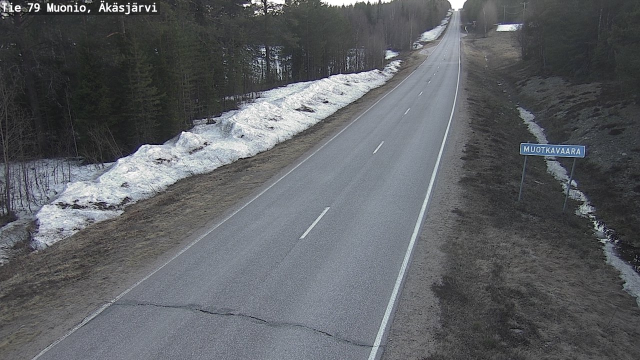 Kelikamerat Kuva Tie 79 Muonio, Äkäsjärvi, Muonio, Lappi