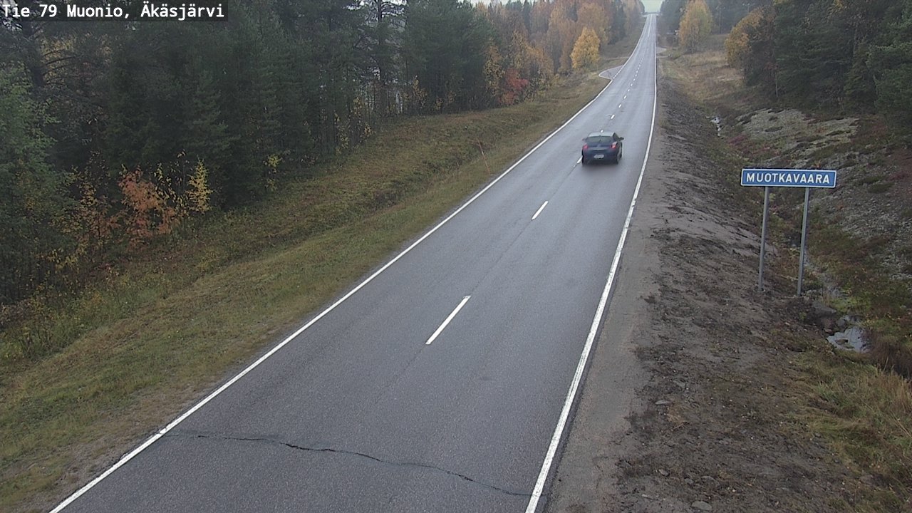 Weather Camera Image Road 79 Muonio, Äkäsjärvi, Muonio, Lappi