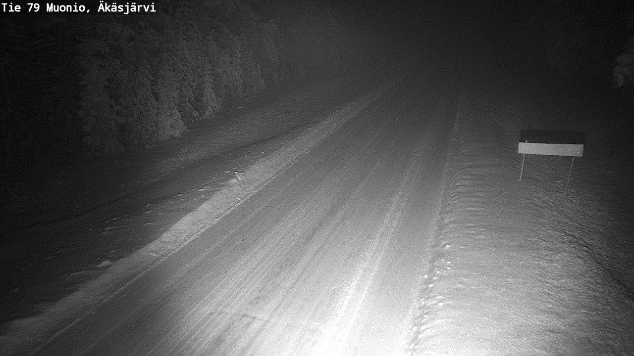 Weather Camera Image Väg 79 Muonio, Äkäsjärvi, Muonio, Lappi