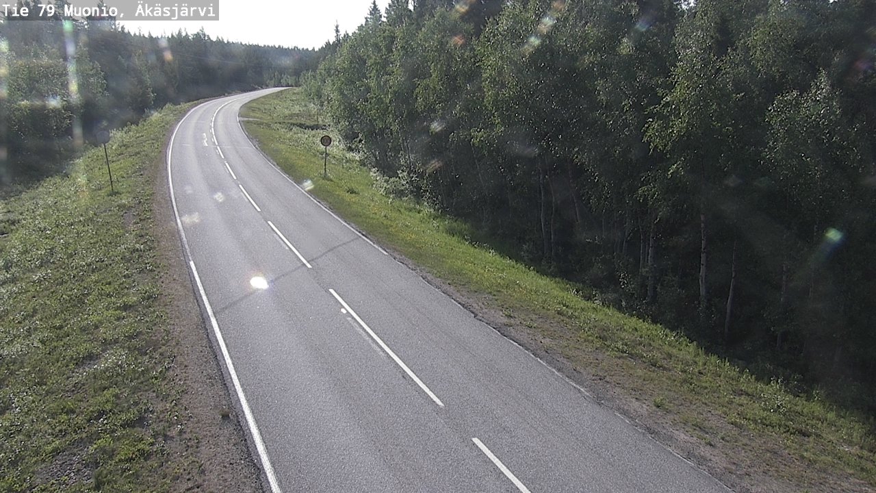 Weather Camera Image Road 79 Muonio, Äkäsjärvi, Muonio, Lappi