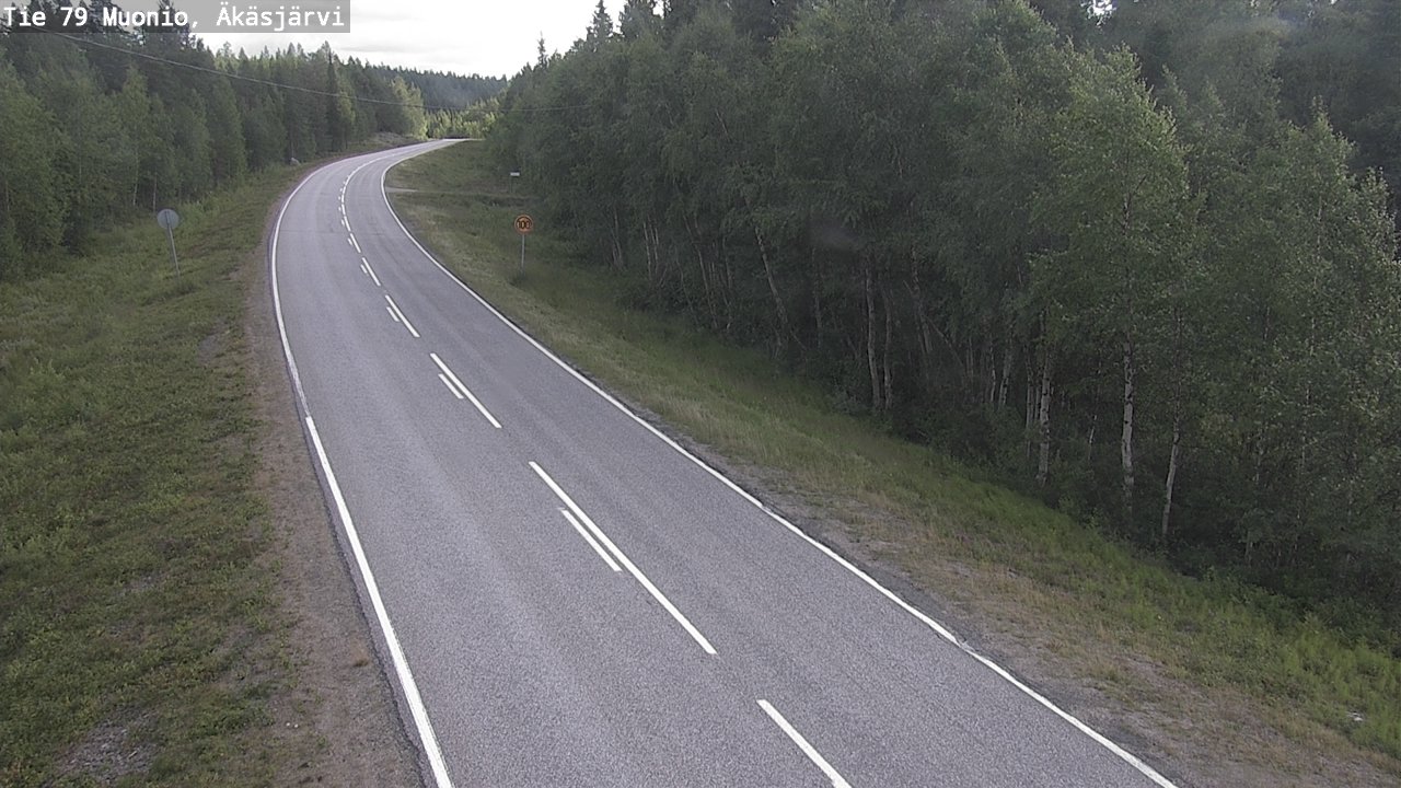 Weather Camera Image Väg 79 Muonio, Äkäsjärvi, Muonio, Lappi