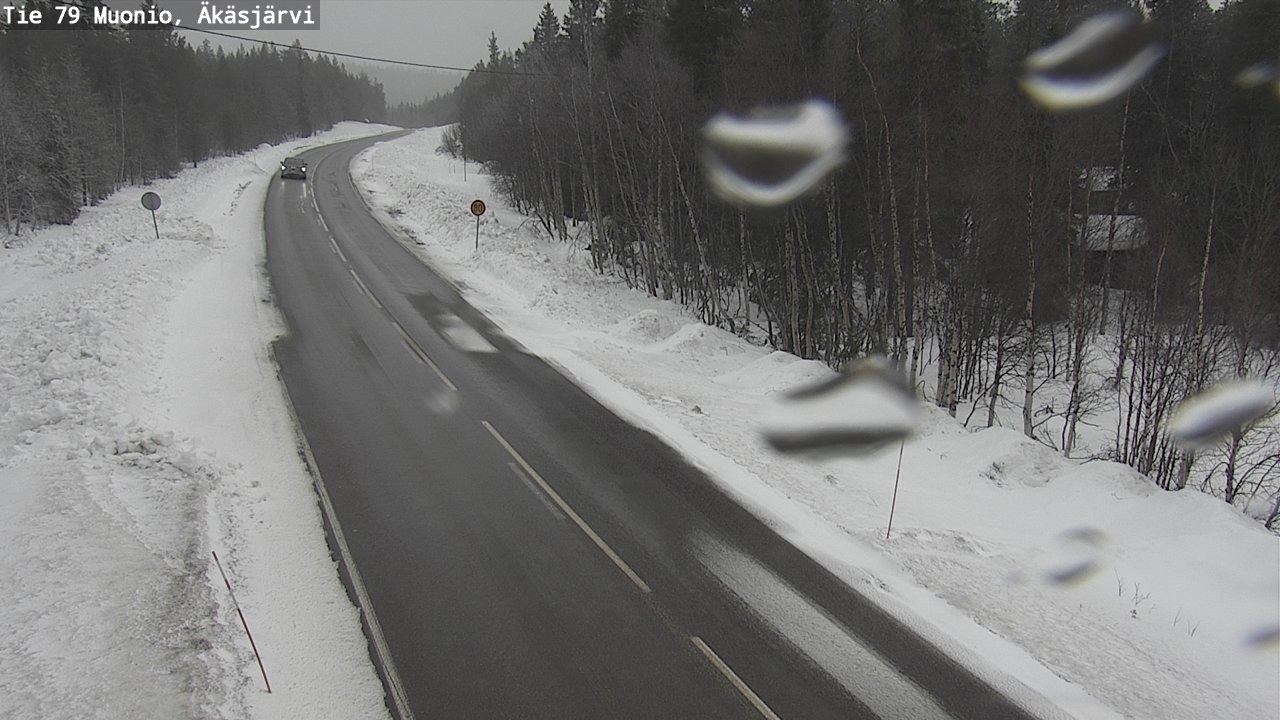 Weather Camera Image Road 79 Muonio, Äkäsjärvi, Muonio, Lappi