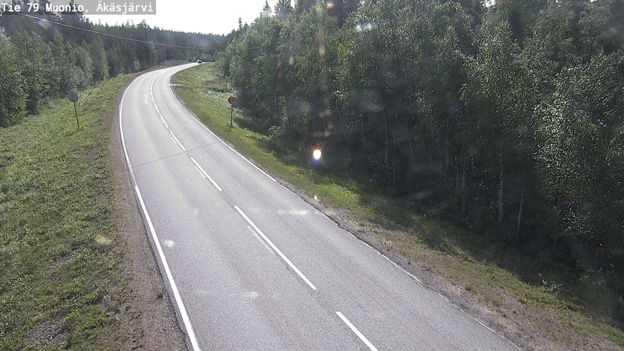 Weather Camera Image Road 79 Muonio, Äkäsjärvi, Muonio, Lappi