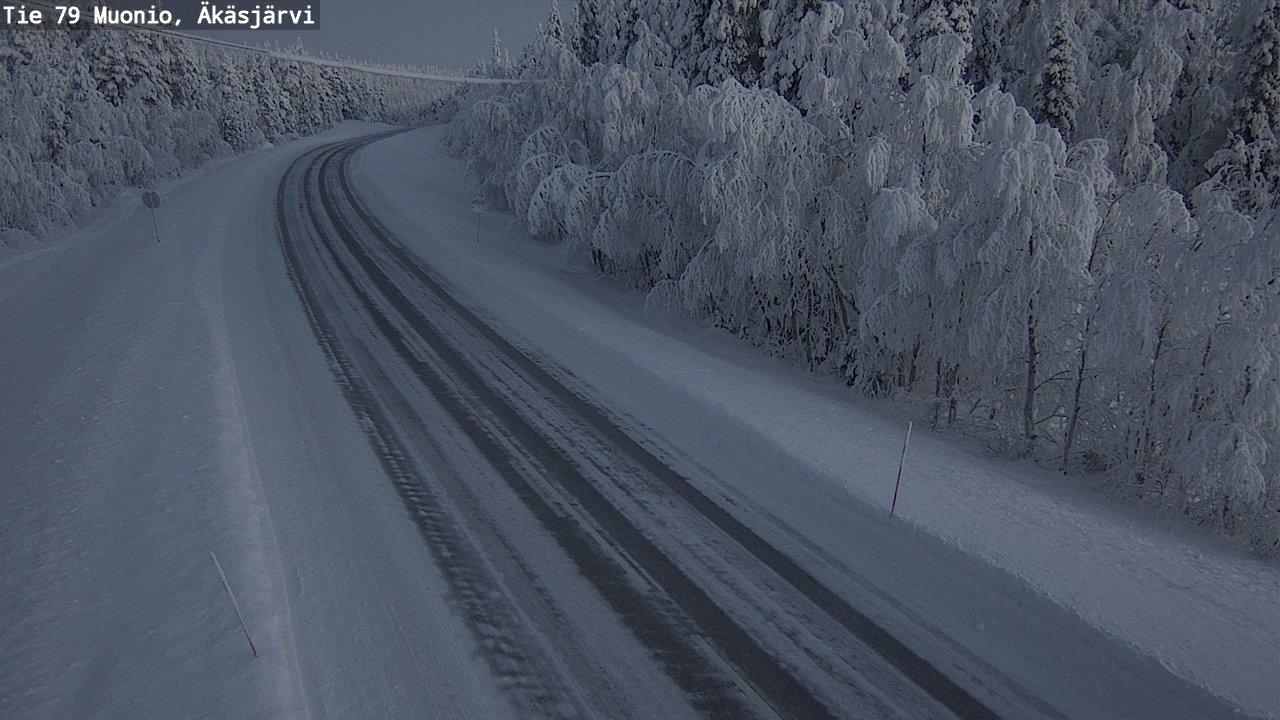Kelikamerat Kuva Tie 79 Muonio, Äkäsjärvi, Muonio, Lappi