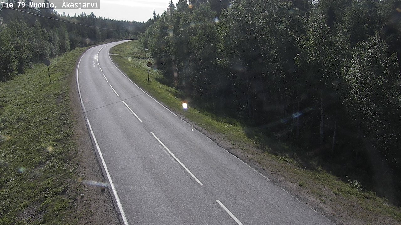 Weather Camera Image Road 79 Muonio, Äkäsjärvi, Muonio, Lappi