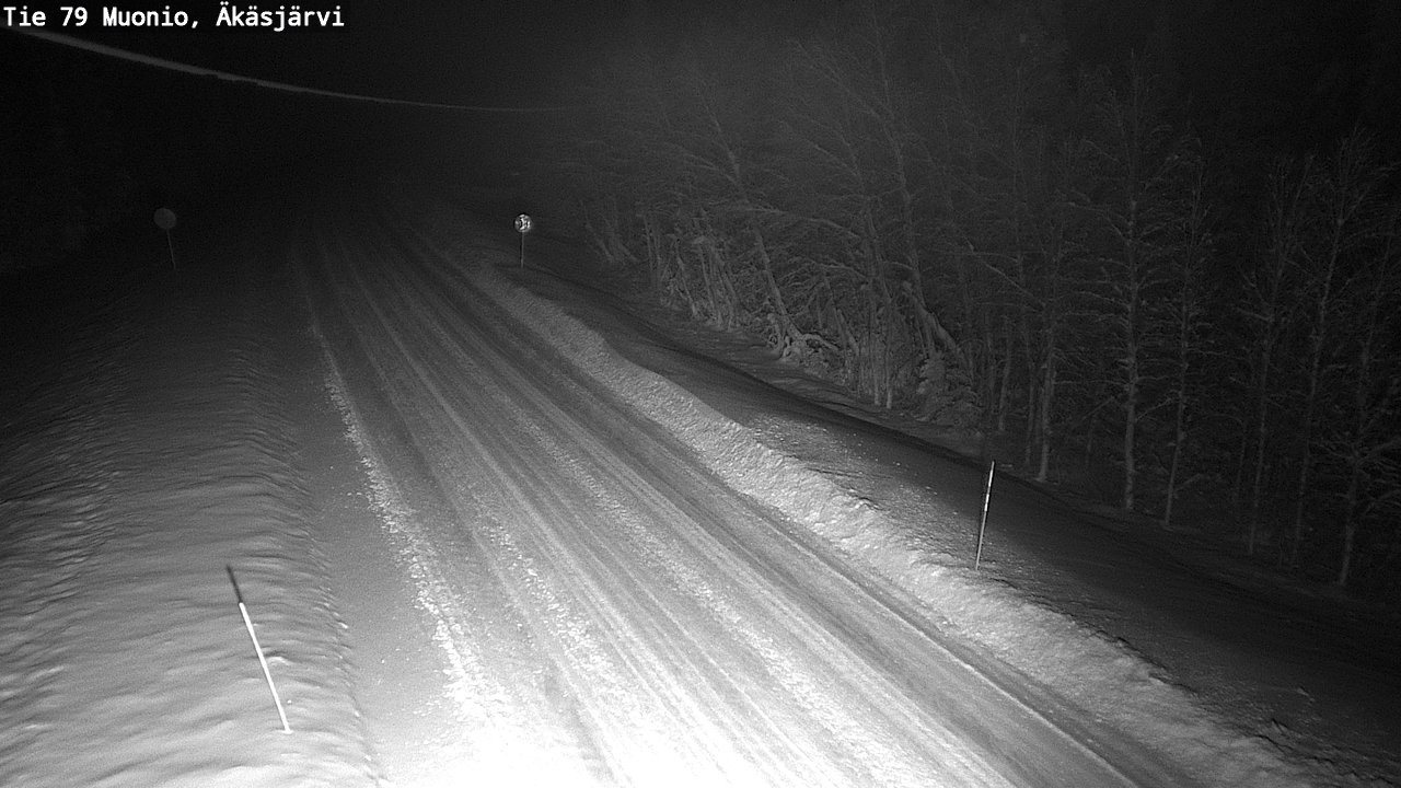 Weather Camera Image Väg 79 Muonio, Äkäsjärvi, Muonio, Lappi