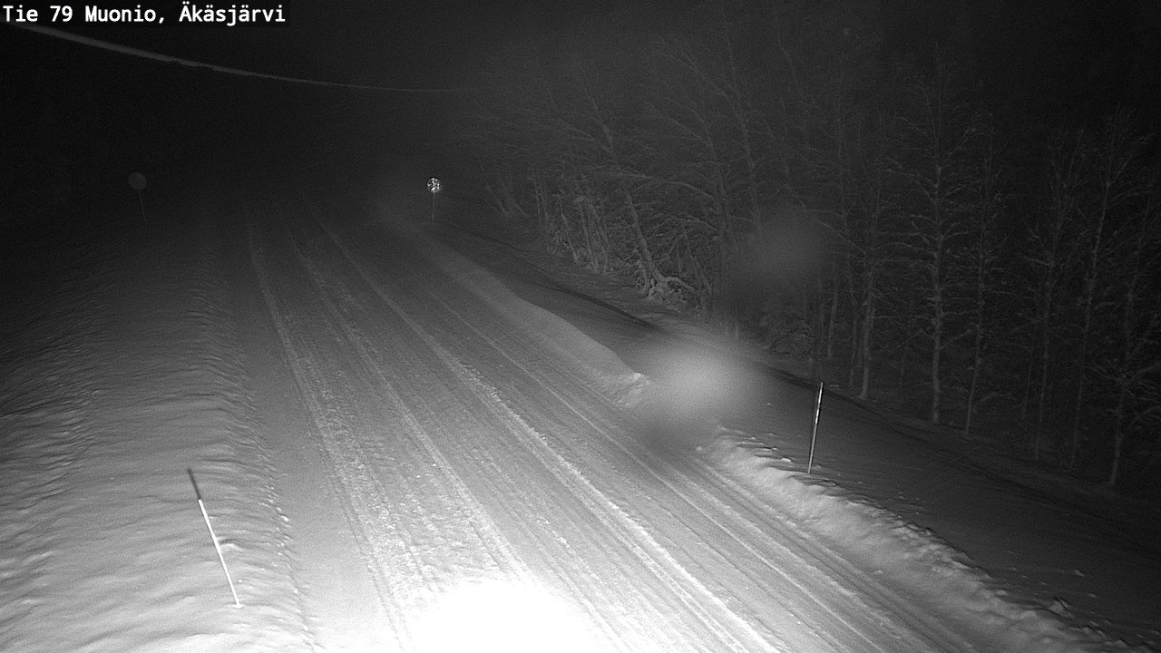 Weather Camera Image Väg 79 Muonio, Äkäsjärvi, Muonio, Lappi
