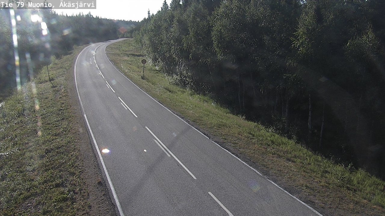 Weather Camera Image Road 79 Muonio, Äkäsjärvi, Muonio, Lappi
