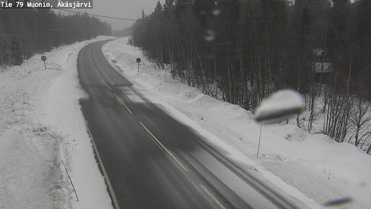 Weather Camera Image Road 79 Muonio, Äkäsjärvi, Muonio, Lappi