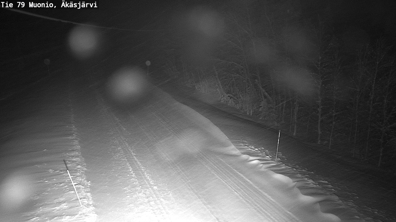 Weather Camera Image Väg 79 Muonio, Äkäsjärvi, Muonio, Lappi