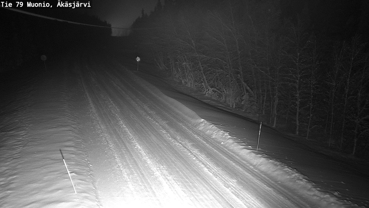 Weather Camera Image Väg 79 Muonio, Äkäsjärvi, Muonio, Lappi