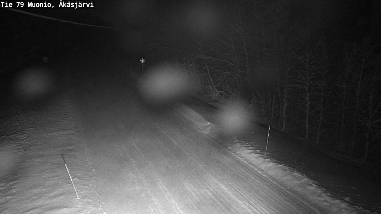 Weather Camera Image Väg 79 Muonio, Äkäsjärvi, Muonio, Lappi