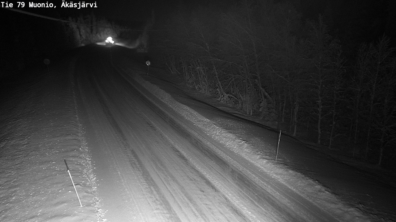 Weather Camera Image Road 79 Muonio, Äkäsjärvi, Muonio, Lappi