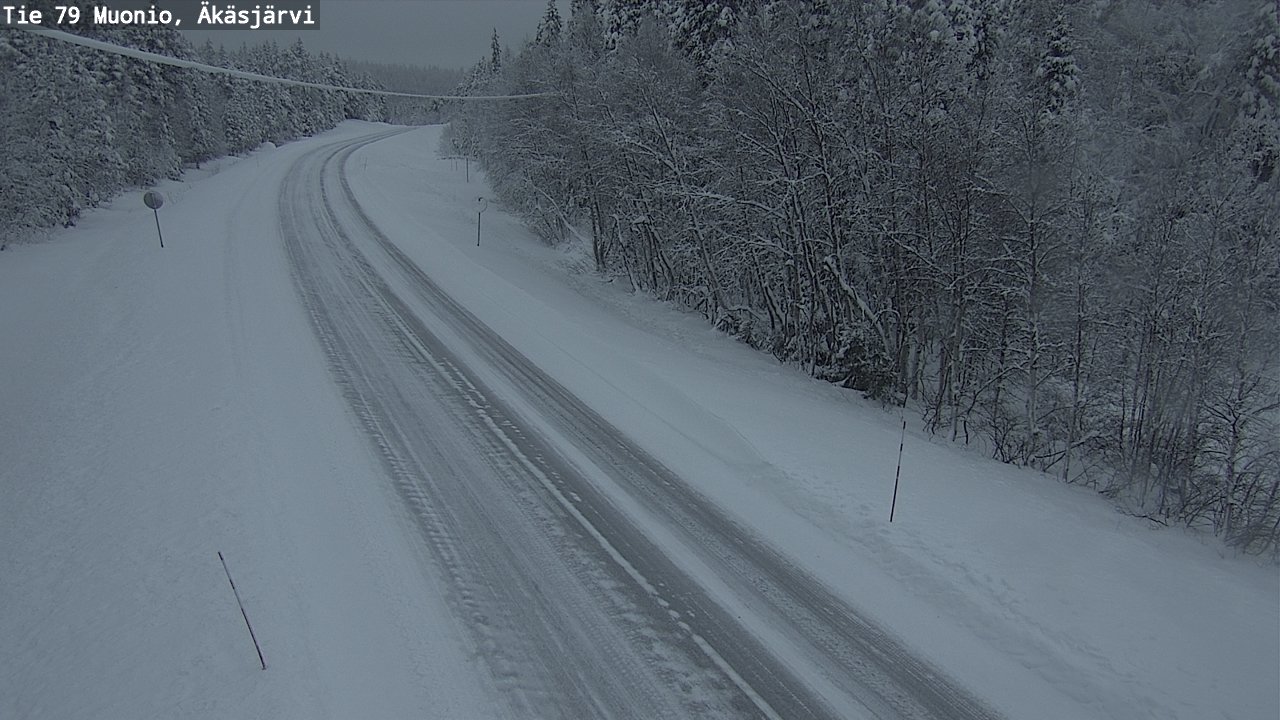 Kelikamerat Kuva Tie 79 Muonio, Äkäsjärvi, Muonio, Lappi