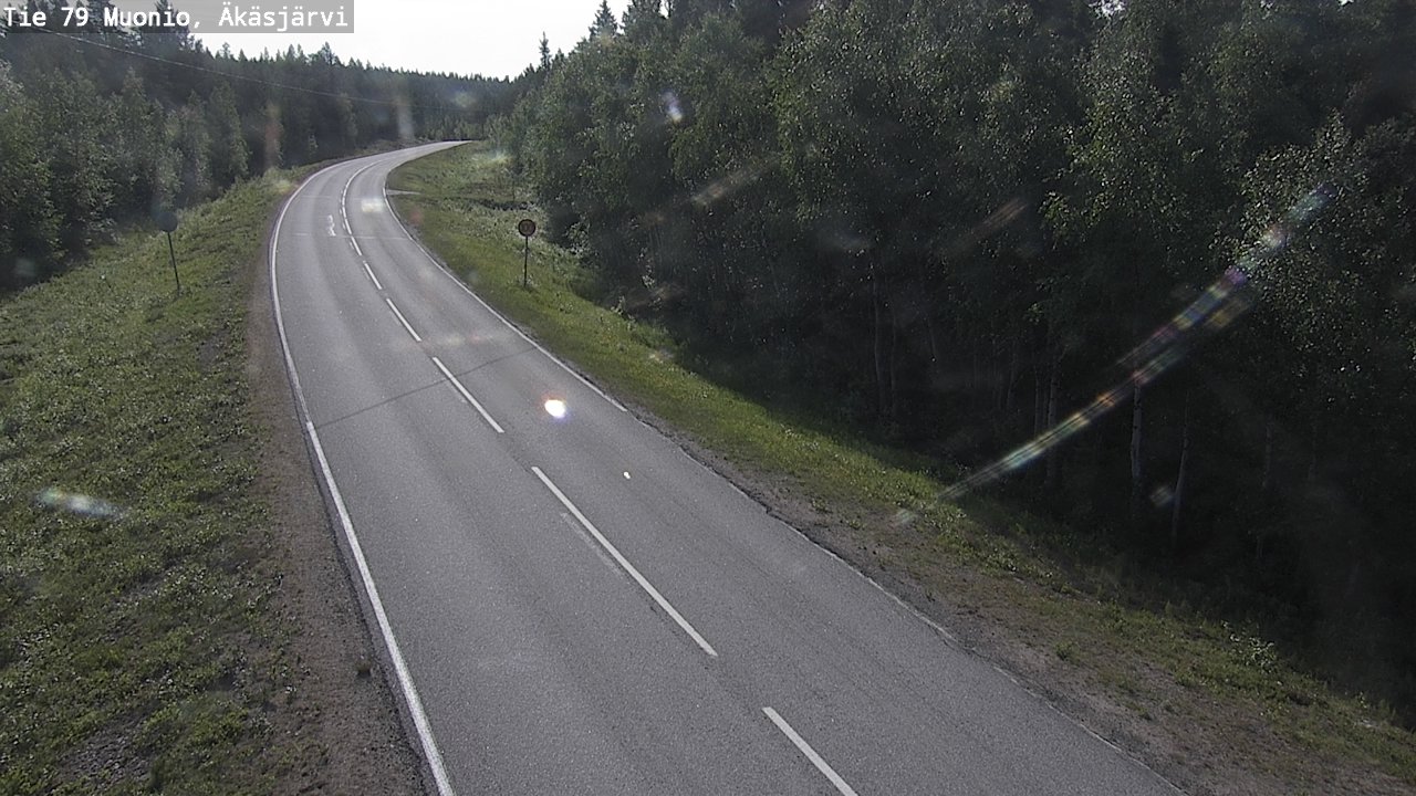 Weather Camera Image Road 79 Muonio, Äkäsjärvi, Muonio, Lappi