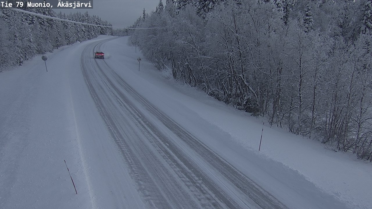 Weather Camera Image Väg 79 Muonio, Äkäsjärvi, Muonio, Lappi