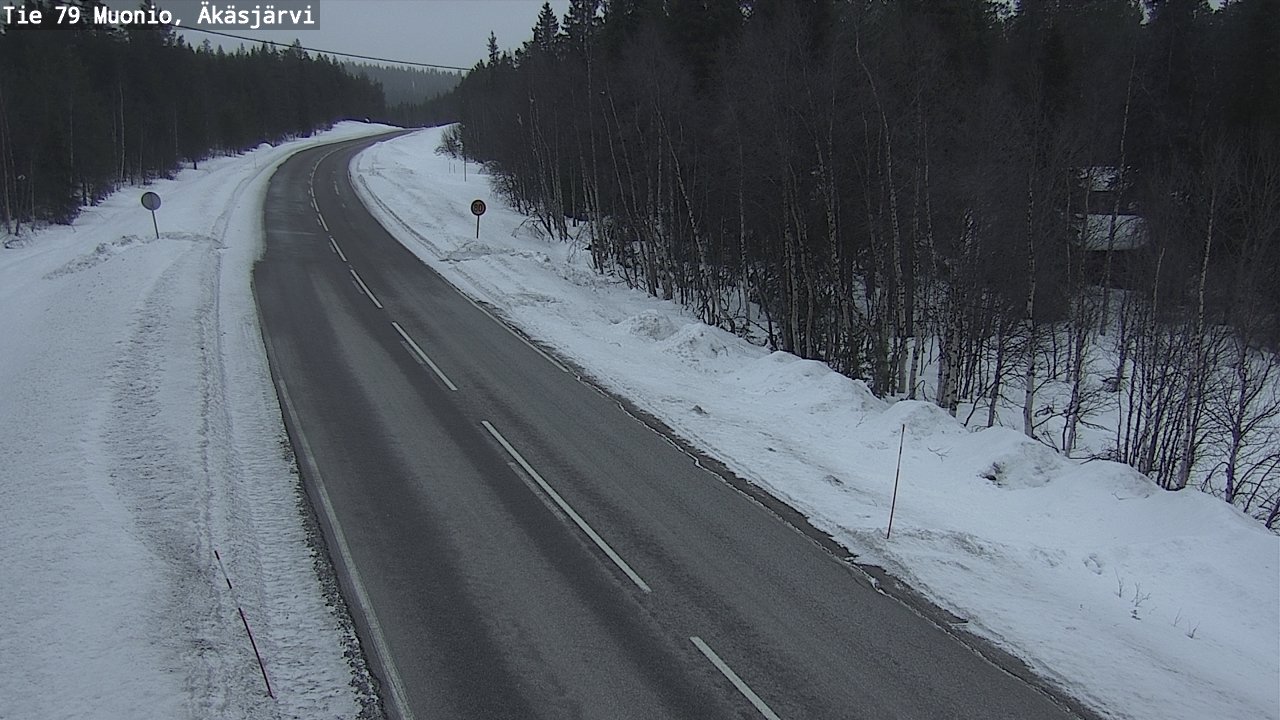 Kelikamerat Kuva Tie 79 Muonio, Äkäsjärvi, Muonio, Lappi