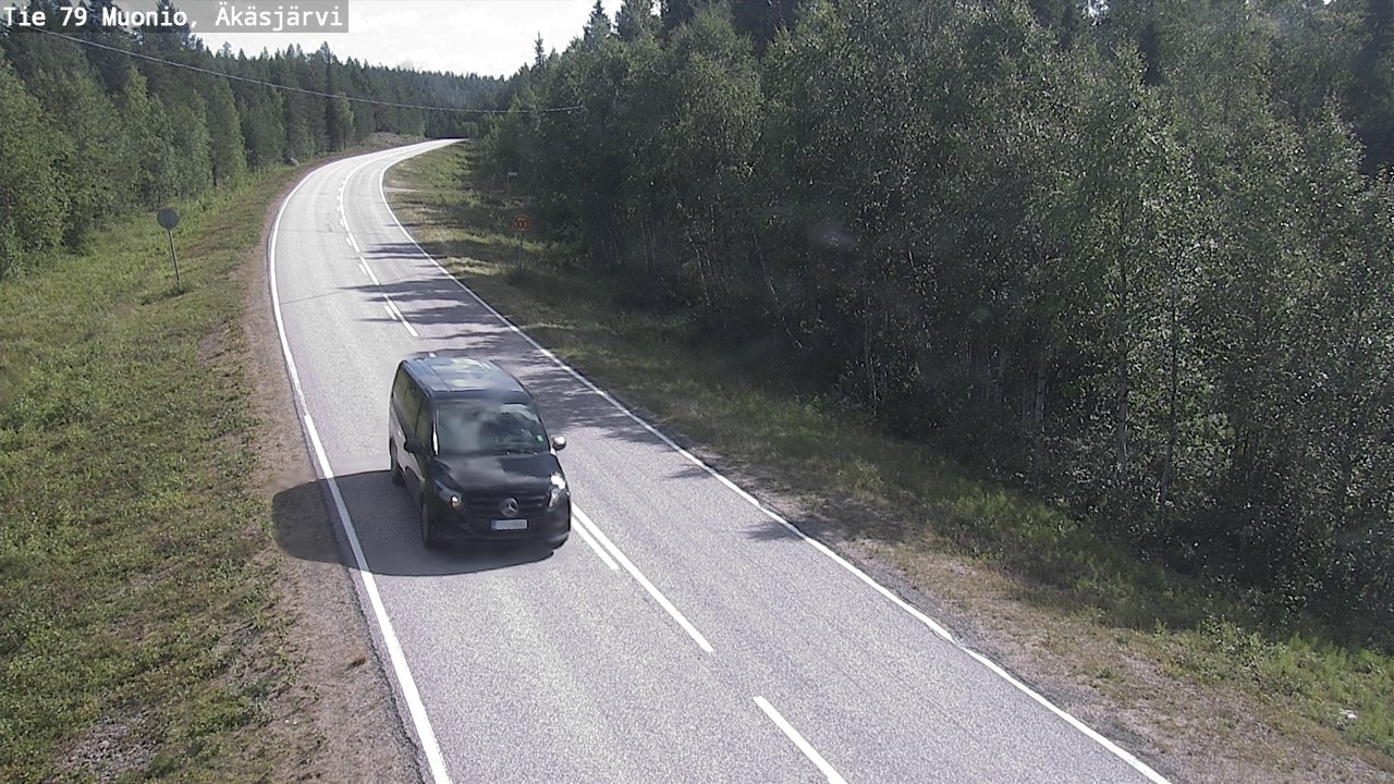 Weather Camera Image Väg 79 Muonio, Äkäsjärvi, Muonio, Lappi