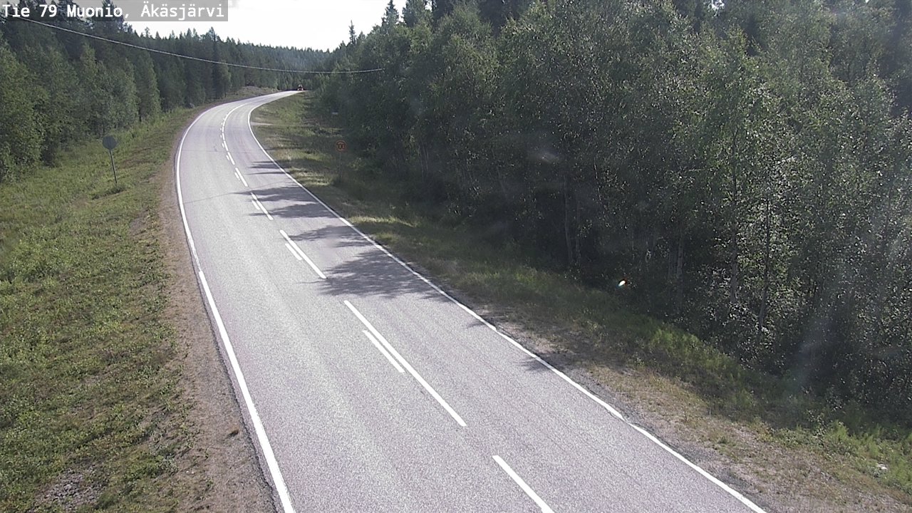 Weather Camera Image Väg 79 Muonio, Äkäsjärvi, Muonio, Lappi