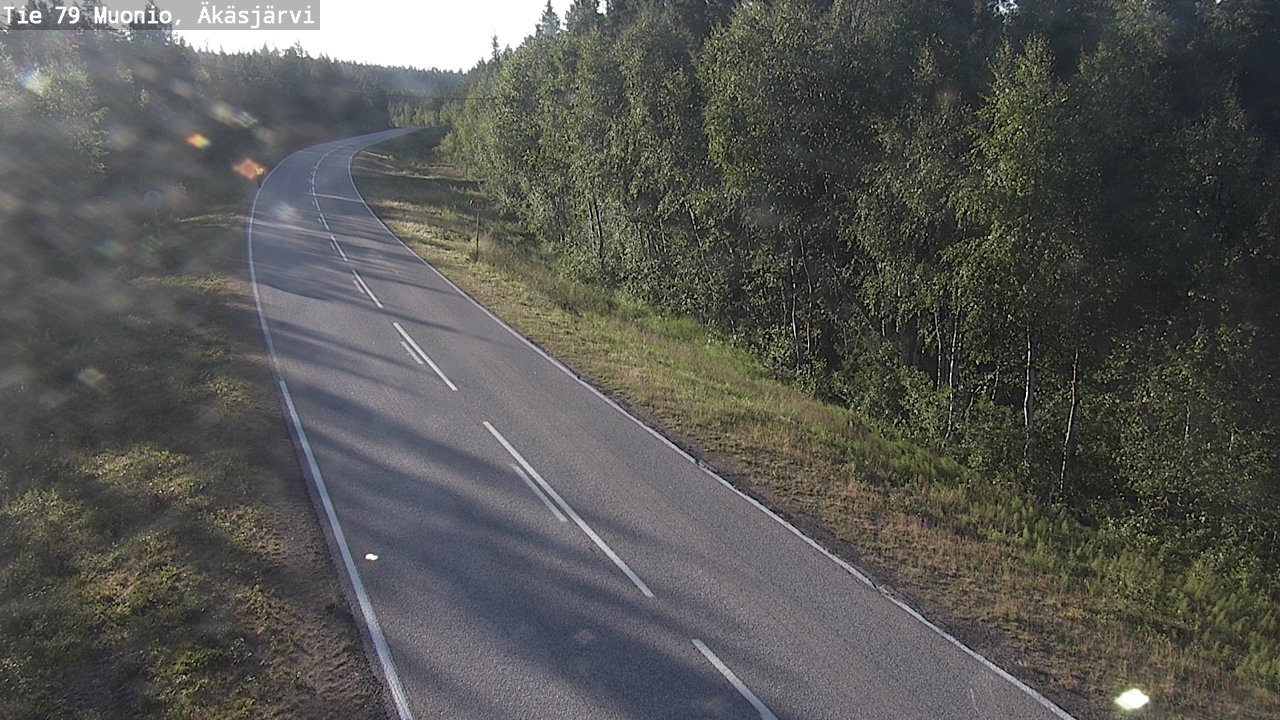 Weather Camera Image Road 79 Muonio, Äkäsjärvi, Muonio, Lappi