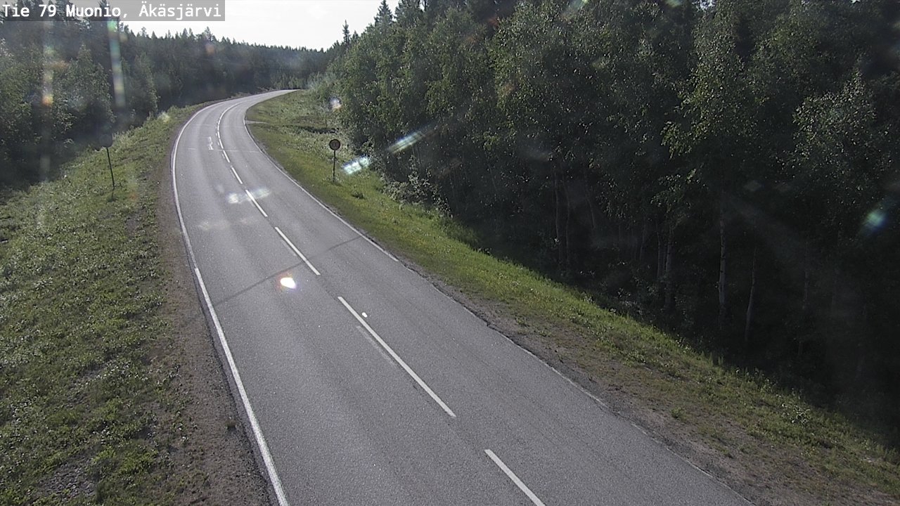 Weather Camera Image Road 79 Muonio, Äkäsjärvi, Muonio, Lappi