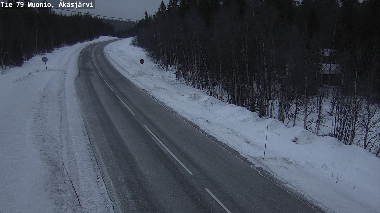 Kelikamerat Kuva Tie 79 Muonio, Äkäsjärvi, Muonio, Lappi