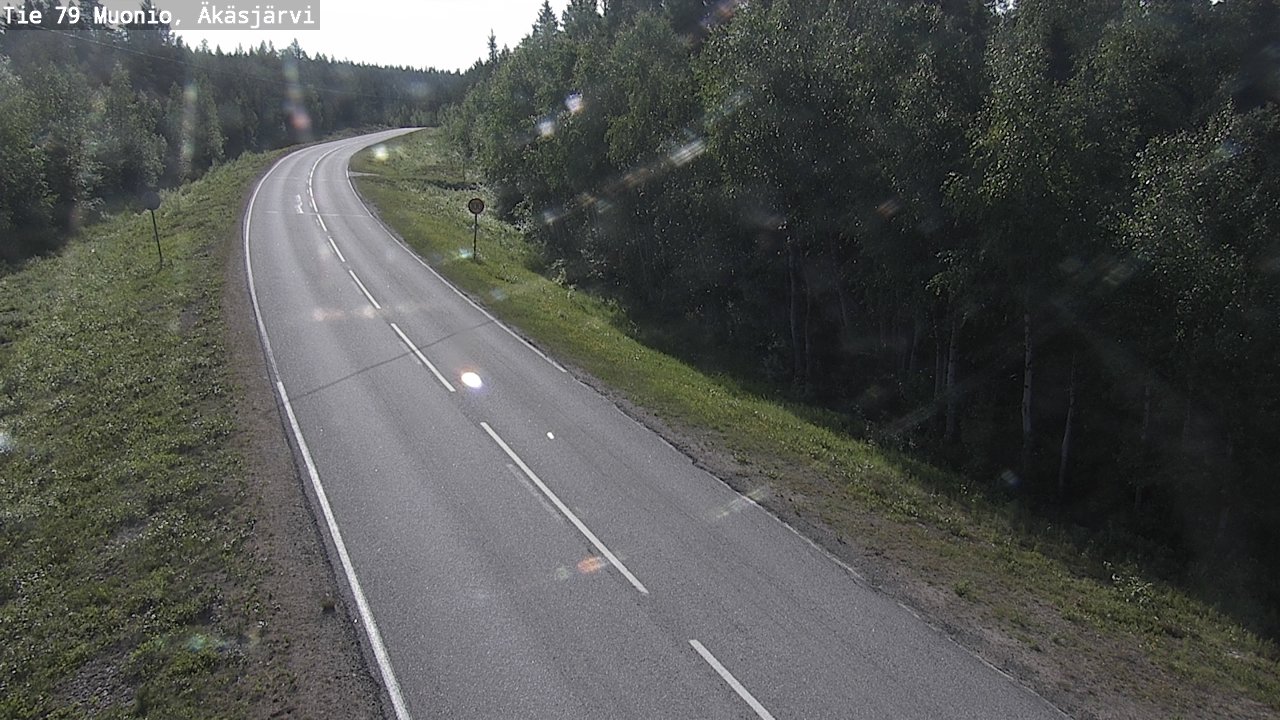 Weather Camera Image Road 79 Muonio, Äkäsjärvi, Muonio, Lappi