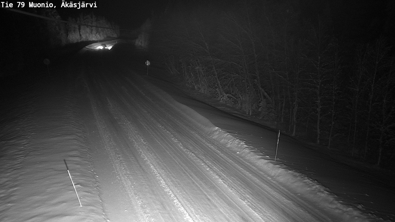 Weather Camera Image Väg 79 Muonio, Äkäsjärvi, Muonio, Lappi
