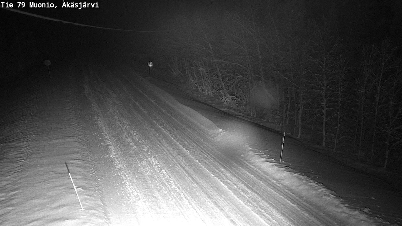 Weather Camera Image Väg 79 Muonio, Äkäsjärvi, Muonio, Lappi