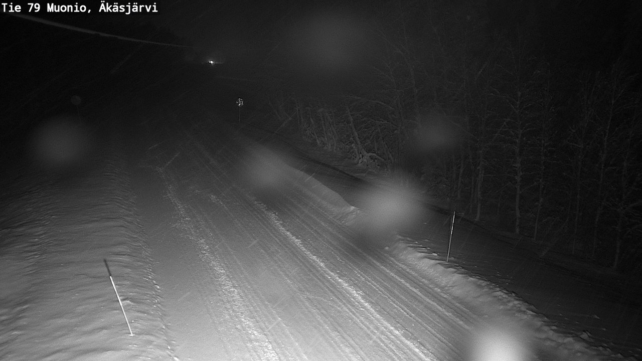 Weather Camera Image Väg 79 Muonio, Äkäsjärvi, Muonio, Lappi